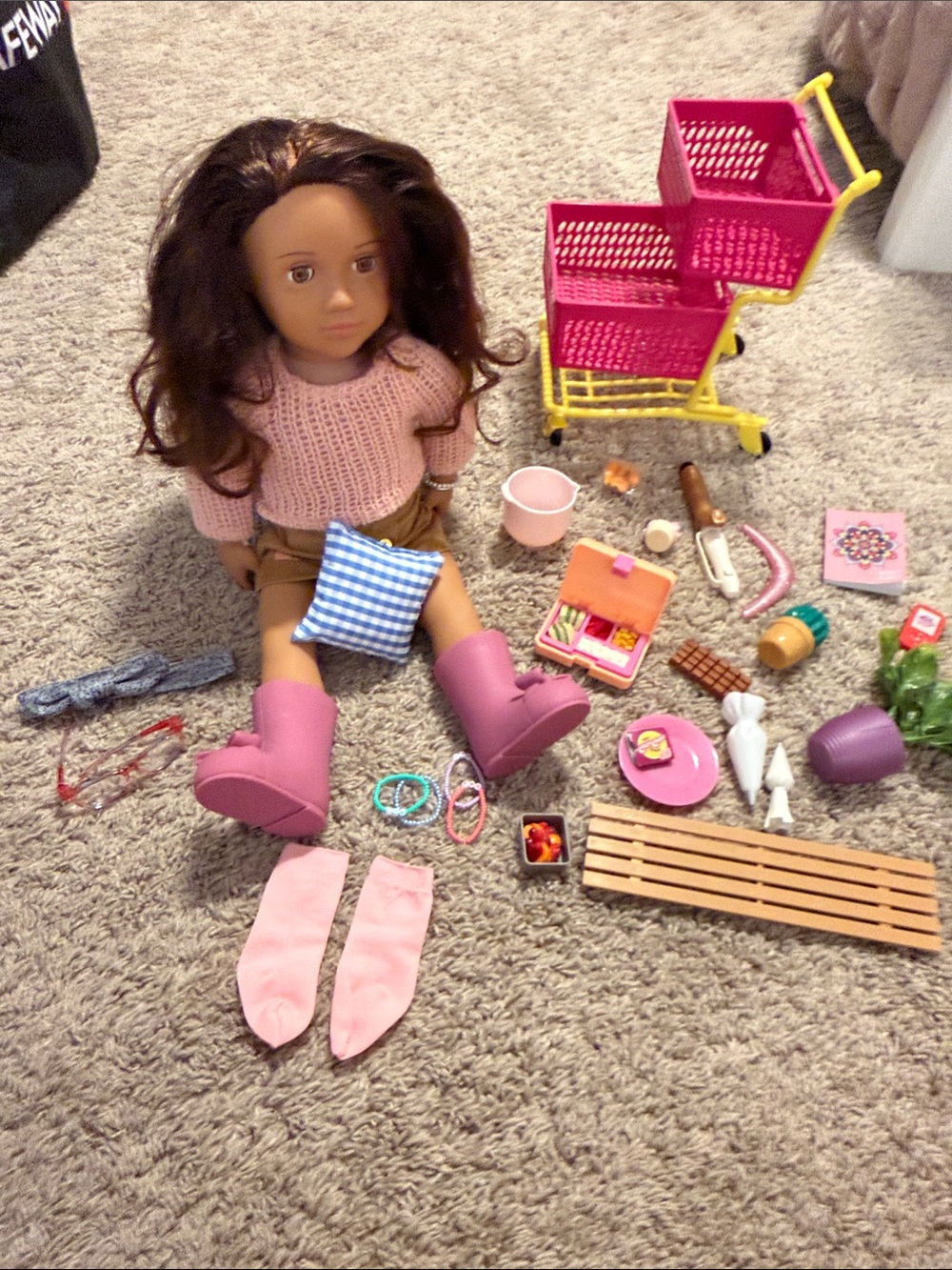 OG doll our generation doll Doll with Pink Outfit & Accessories - Kids Toys